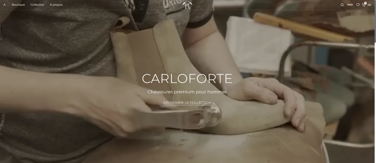 Carloforte Shoes Store, معاينة للحاسوب
