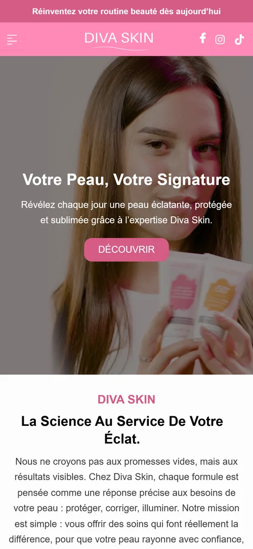 Diva Skin, معاينة للهاتف