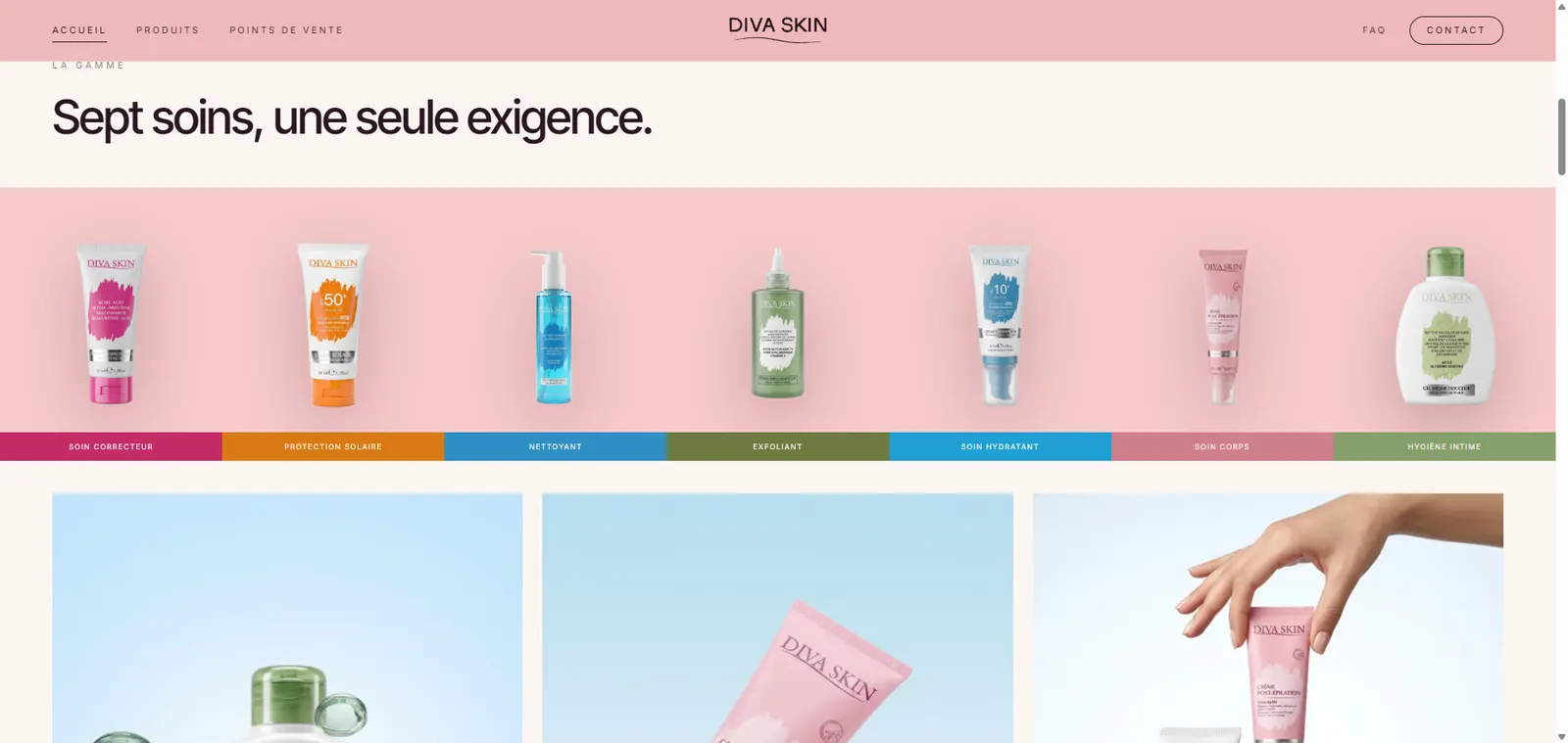 Diva Skin : Sept soins, sept couleurs